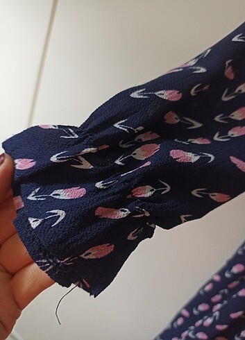 Beli lastikli elbise - Görsel 2