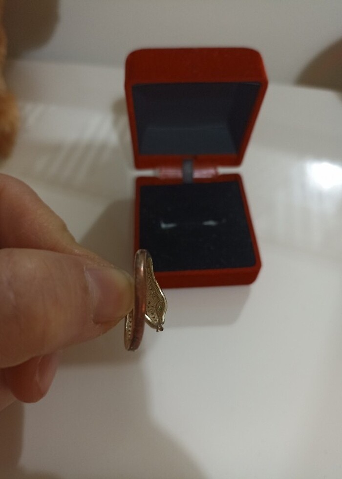 Yılan motifli yüzük - Görsel 2