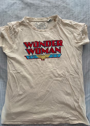 Wonder Woman Baskılı Kısa Kollu Tişört