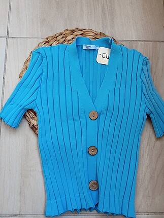 Bebe mavisi yazlık hırka