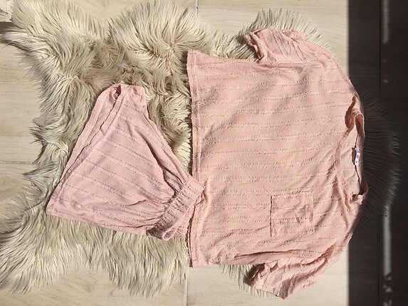 s Beden ten rengi Renk Pembe gecelik pijama takım