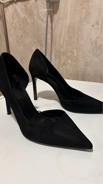 37 Beden Mango siyah stiletto