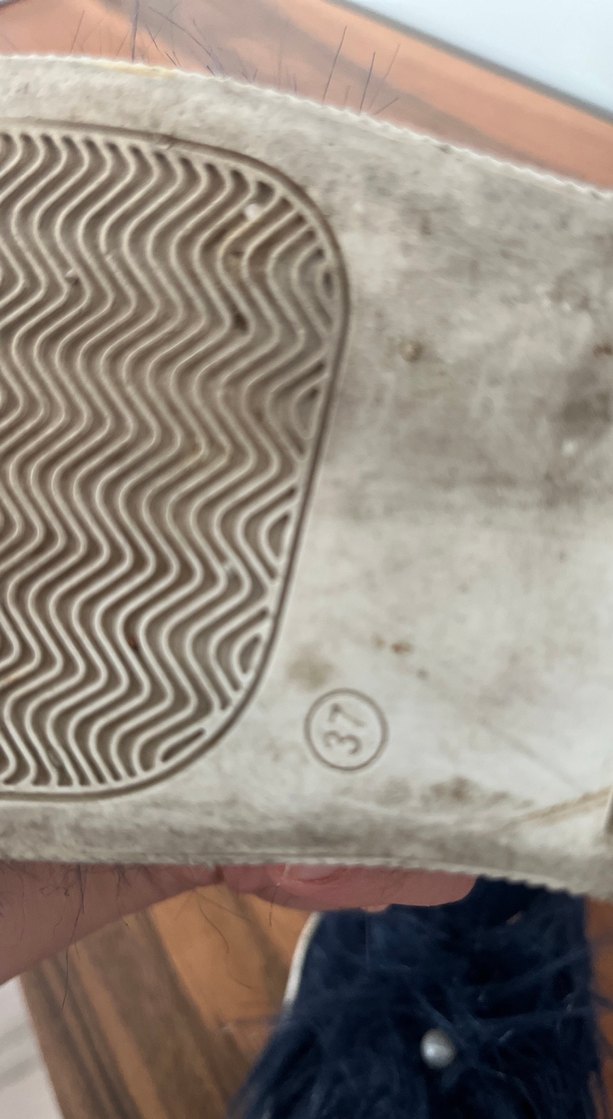 Mavi Süet Tüylü Loafer - Görsel 3