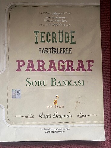 TECRÜBE TAKTİKLERLE PARAGRAF SORU BANKASI