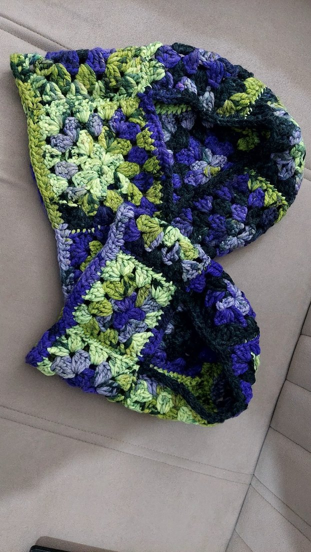 Renkli Örgü Bohem Bere - Görsel 2