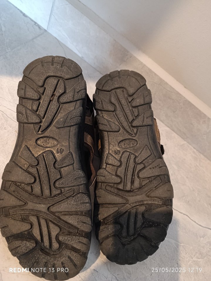 Kahverengi Süet Erkek Sandalet - Görsel 5