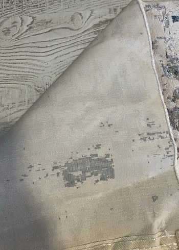 Gri Baskılı Çağdaş Halı - Görsel 3