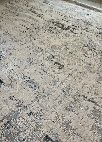 Gri Baskılı Çağdaş Halı - Görsel 8