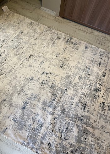 Gri Baskılı Çağdaş Halı - Görsel 10