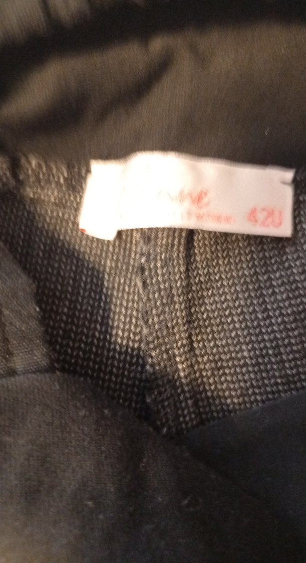 Kemer Detaylı Gri Hamile Kot Pantolon - Görsel 4