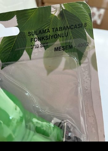 Yeşil Çok Fonksiyonlu Sulama Tabancası
