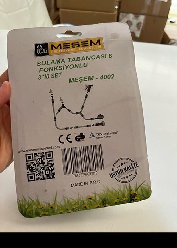 Beden Renk Yeşil Çok Fonksiyonlu Sulama Tabancası