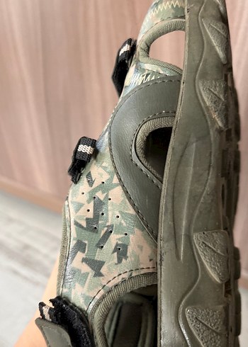 Gri Kamuflajlı Erkek Çocuk Sandalet - Görsel 7