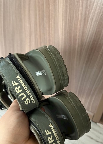 Gri Kamuflajlı Erkek Çocuk Sandalet - Görsel 12