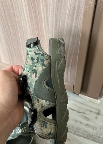 Gri Kamuflajlı Erkek Çocuk Sandalet - Görsel 15