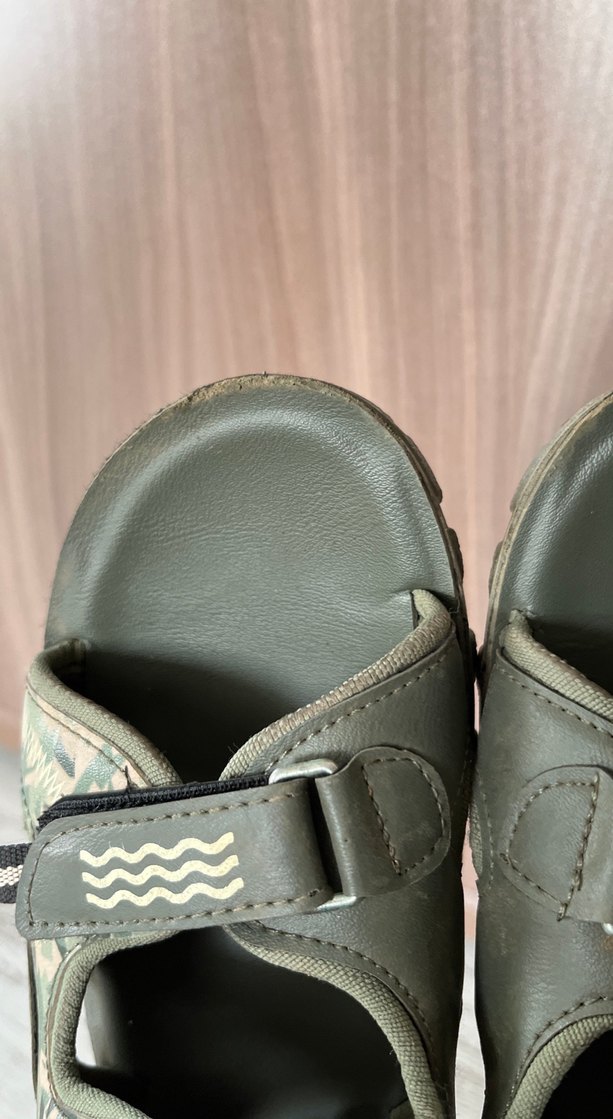 Gri Kamuflajlı Erkek Çocuk Sandalet - Görsel 4