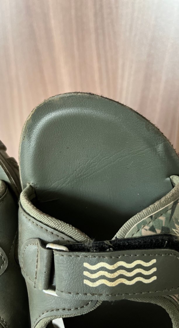 Gri Kamuflajlı Erkek Çocuk Sandalet - Görsel 5