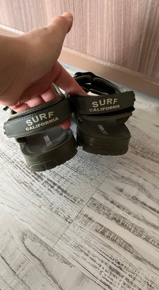 Gri Kamuflajlı Erkek Çocuk Sandalet - Görsel 3