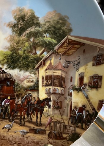  Beden Köy temalı,Atlı Fayton Tablosu