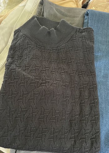 2 adet,Bordo Yün Örgü erkek Kazak - Görsel 5