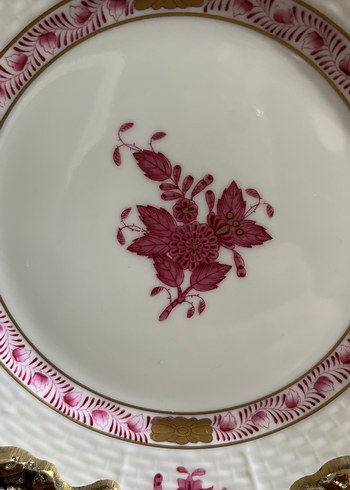 Herend,16,5 cm pasta tabağı - Görsel 2