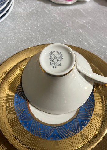 Bavaria,Koyu Altın Renkli Fincan Takımı - Görsel 4