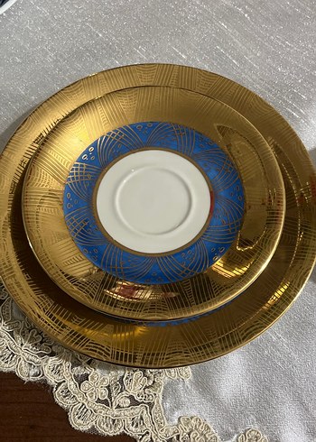 Bavaria,Koyu Altın Renkli Fincan Takımı - Görsel 3