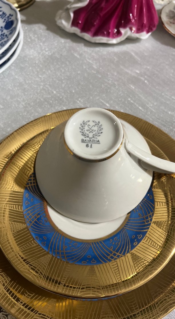 Bavaria,Koyu Altın Renkli Fincan Takımı - Görsel 4