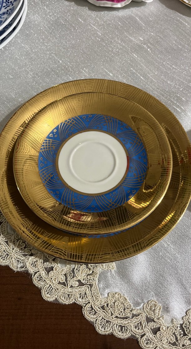 Bavaria,Koyu Altın Renkli Fincan Takımı - Görsel 3