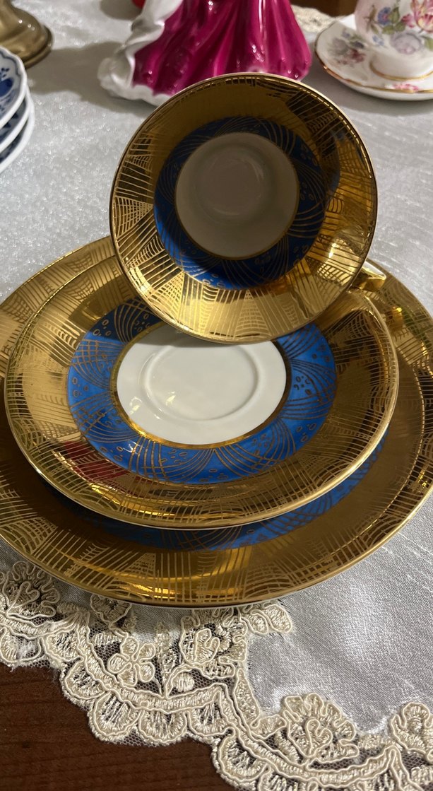 Bavaria,Koyu Altın Renkli Fincan Takımı - Görsel 2