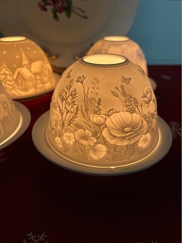 Bisküvi porselen,tealight
