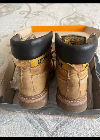 Sarı Deri Caterpillar Kadın Botu - Görsel 2