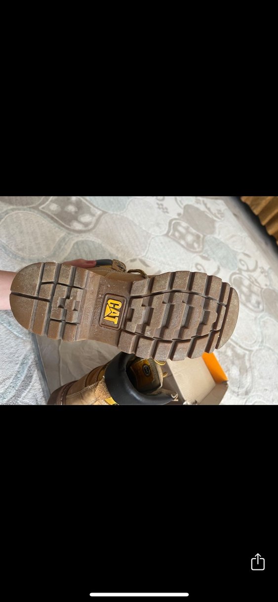 Sarı Deri Caterpillar Kadın Botu - Görsel 3