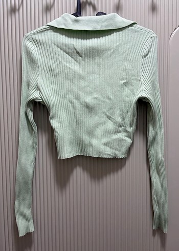 V Yaka H&M Triko Kadın Kazak - Görsel 8