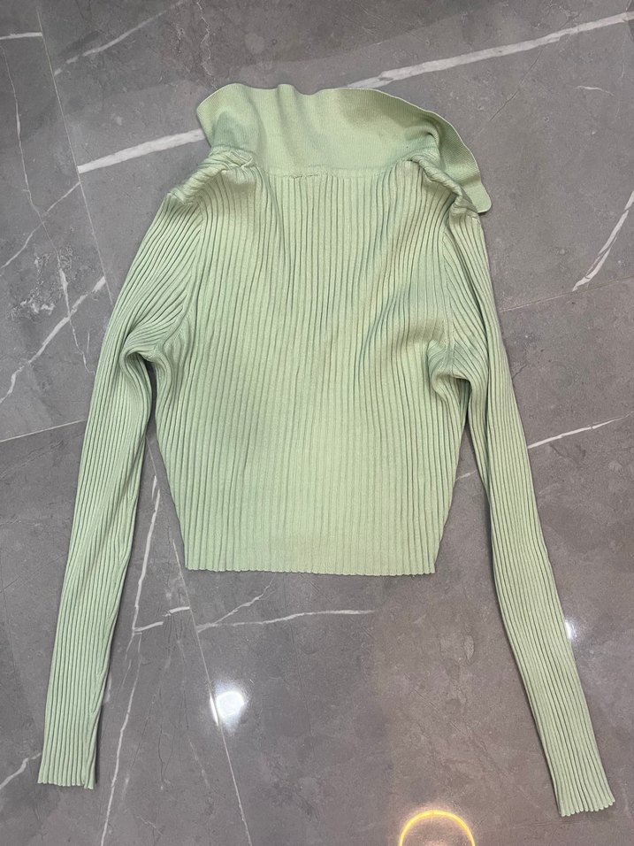 V Yaka H&M Triko Kadın Kazak - Görsel 3