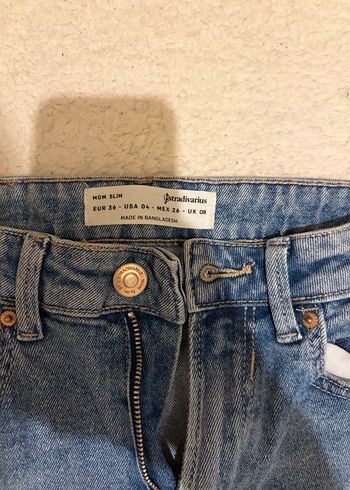 Stradivarius Mom Jean - Görsel 3