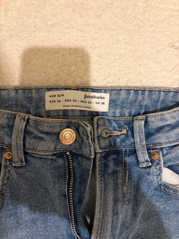 Stradivarius Mom Jean - Görsel 3