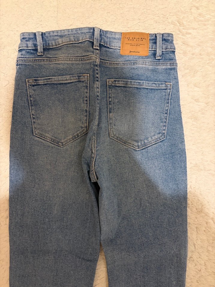 Stradivarius Mom Jean - Görsel 5