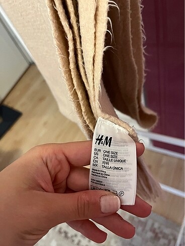 Beden camel Renk Pudra şal