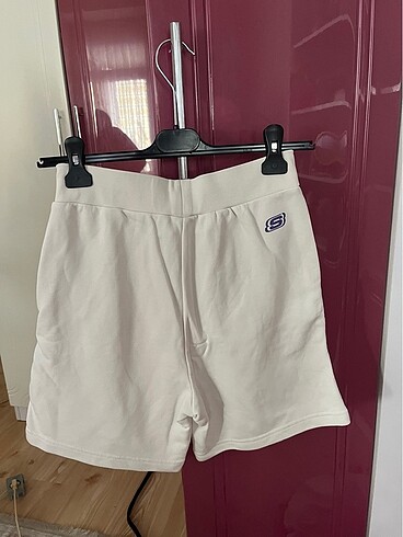 s Beden beyaz Renk Skechers kadın şort