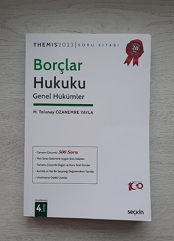 Borçlar Hukuku Genel Hükümler Soru kitabı Themis 