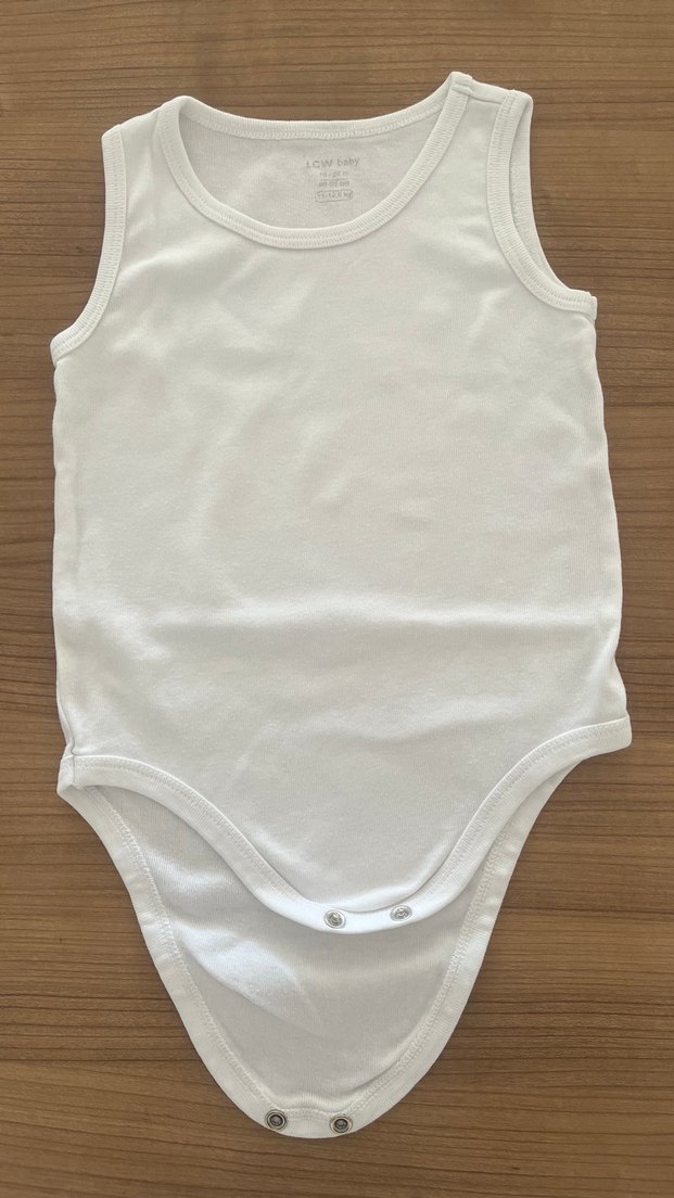 Beyaz Kısa Kollu Bebek Body 8 adet - Görsel 2