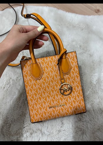 Michael Kors Turuncu Deri Kadın Çanta - Görsel 2