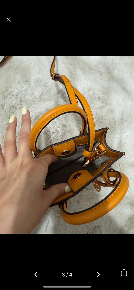 Michael Kors Turuncu Deri Kadın Çanta - Görsel 3