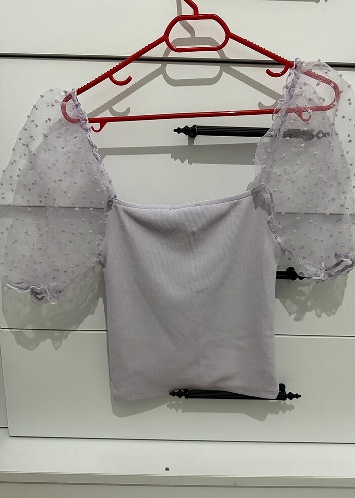 Kol detaylı tshirt - Görsel 2