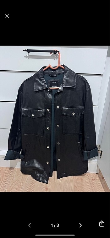 Bershka deri ceket