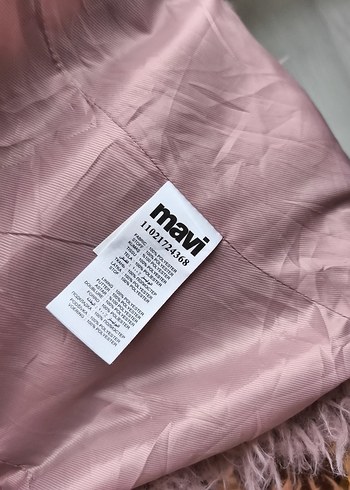 Pembe peluş mont - Görsel 2