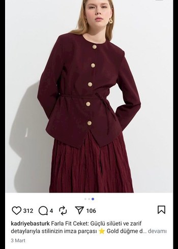 Düğmeli Siyah Kadın Blazer Ceket - Görsel 9