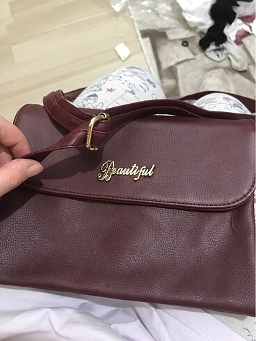 Bordo çanta