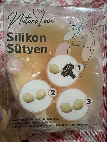Silikon sütyen hiç kullanılmadı